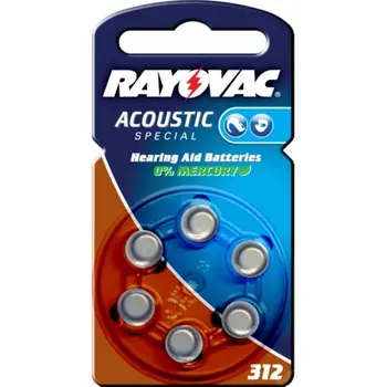 

Rayovac Extra Advanced Pile hearing aid model 312 6er Blister