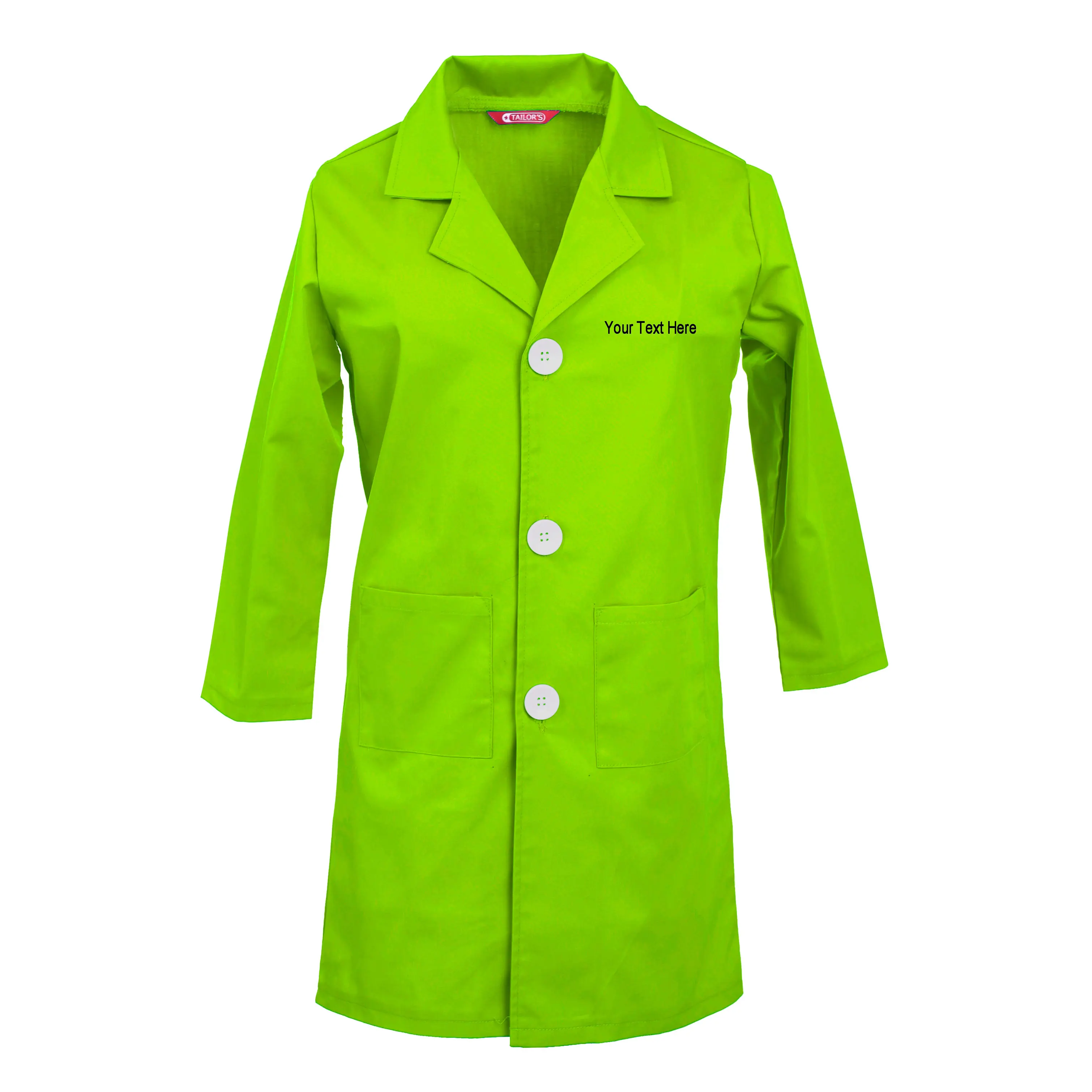 Children&lsquo;s Embroidered Lab Coat Personalized with your Text