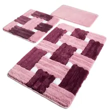 Коврик для ванной | коврик для ванной нескользящие Противоскользящие коврики Mora La Piazza 3 комплекта 60X100 Cm-50X60 Cm-40X60 см