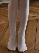 Medias sin fisuras para chica, ajustadas para Yoga, profesional, bailarina, bailarina, 80D, color negro, rosa y blanco