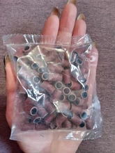 50 uds/100 Uds pulido de uñas bandas para taladro clavo Bits pedicura manicura Gel eliminador de esmalte de uñas Sanders ACCESORIOS Herramienta NFND261