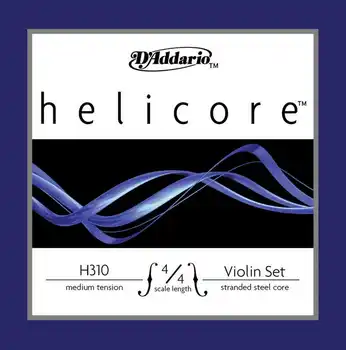 

H310-4/4m-b10 helicore violin strings 4/4, medium, 10 sets, D'Addario