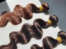 Extensiones de pelo ondulado brasileño, Color negro Natural, 100%, extensión de cabello humano, mechones de 10 a 30 pulgadas, tejido de cabello Remy