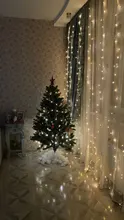 Led-String-Lights Green-Cable Tree Holiday-Decorration Christmas Outdoor Waterproof 100m