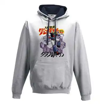 

Hood Sweatshirt Two-Color Man Robot Mecha Chogokin Style 80 Memories Ufo Robo 2 Color S