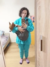 Tote-Bag Padded-Strap Pet-Carrier Sling Small Dog Breathable Cat Front-Pocket-Belt Hand-Free