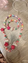 Suéter con dibujos de unicornio y flores de madera para niños, pulsera para niñas, regalos de Navidad, joyería