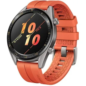 

Huawei gt active 46mm orange smart watch-amoled 3.53cm display-bt4.2-5atm-notifications-gps-bat. 420mah