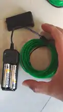 Strip LED Cable Rope-Tape Shoes Neon-Light El-Wire Glow Waterproof Flexible 3V Clothing