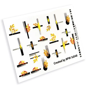 

Slider design 3D autumn with stripes, BPW.style, 3d348