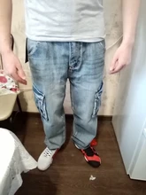 Pantalones vaqueros rectos de estilo japonés para hombre, Jeans holgados de motorista con bolsillos laterales, color azul holgado, nuevo, 2021