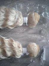 Ídolo de moda suelta el pelo de la onda profunda mechones extensiones de cabello Ombre mechones 28-32 pulgadas 120g Super largo pelo sintético del pelo rizado del pelo de la onda