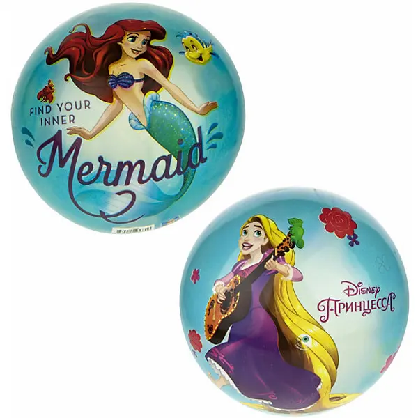 Мяч 1Toy Disney Принцессы Бэль и Золушка диаметр 23 см | Игрушки хобби