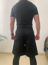5 unids/set chándal de los hombres gimnasio de compresión de ropa deportiva traje de correr Jogging ropa deportiva de ejercicio medias