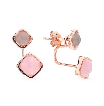 

Silver earrings with alpanite sunlight sample 925