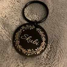 Etiquetas de identificación de mascotas grabadas, identificación de mascotas personalizada, nombre, número, dirección para perro, gato, cachorro, Collar, etiqueta colgante, accesorios para mascotas