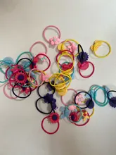 40 unids/lote pelo accesorios caja de regalo elástico para el pelo flor pelo Clip arcos nuevo diadema lindo cintas para los niños