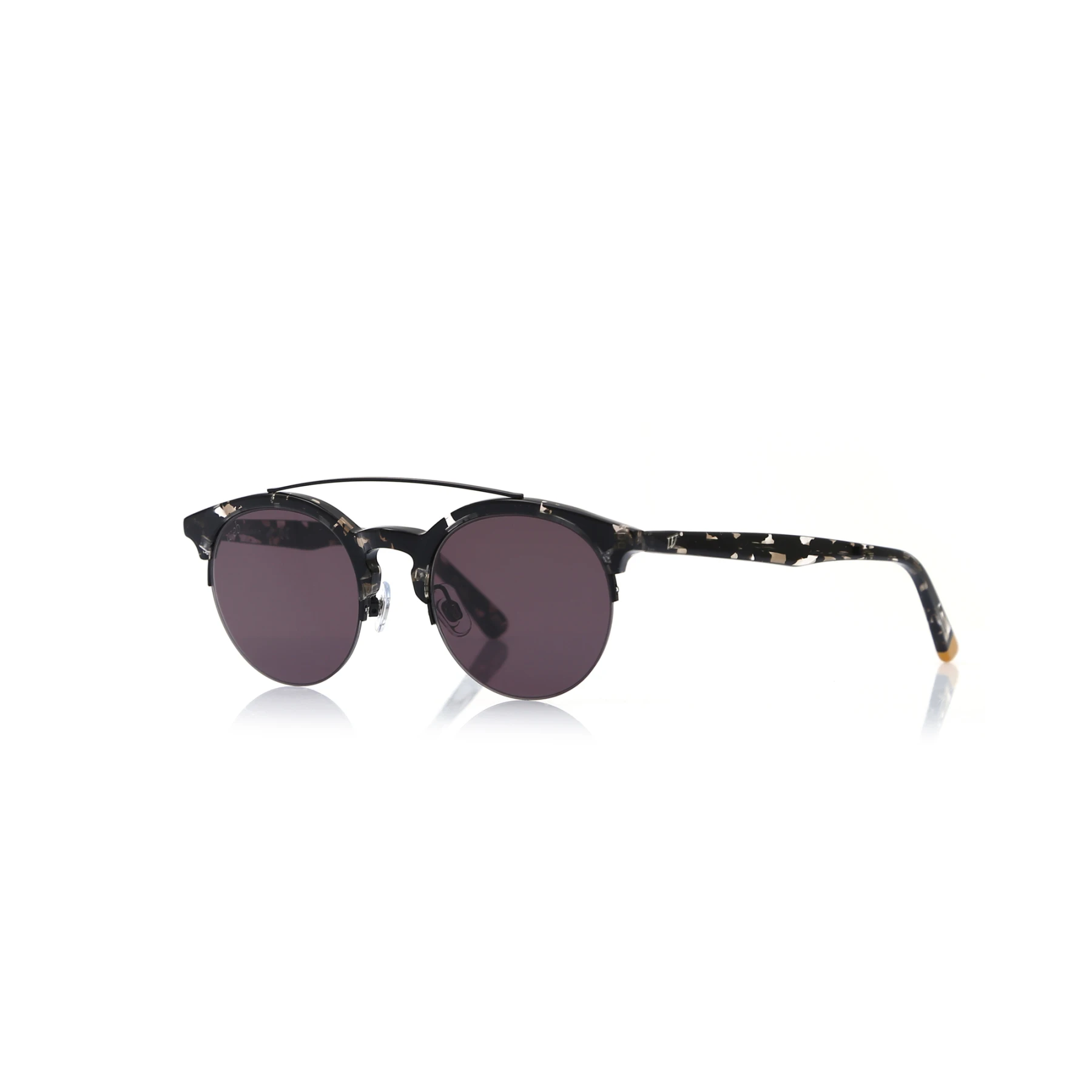 

Unisex sunglasses w 0192 55a bone color organic oval aval 49-22-145 web