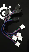 Cable-Wire Strip Extension-Connector 4pin Dropship Wholesale 15cm 5050 3528 5pcs Led Rgb