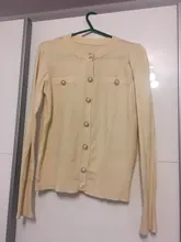 Cardigan Sweater Top Short-Coat Spring-Knitted Long-Sleeve Korean Casual Fashion Women