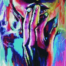 Алмазная мозаика APK 24013 Разноцветная тишина 40*50 Эксклюзив