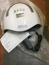 SUN X7 MAX-Lámpara LED UV de secado rápido para uñas, de alta potencia, 180W, esmalte de Gel, herramienta de secado de uñas con Sensor inteligente, nueva oferta