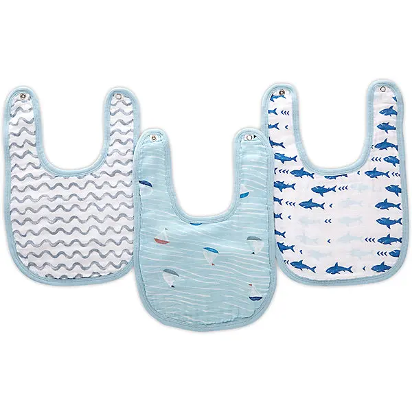 Слюнявчики Aden+anais &quotLittle bibs&quot 3 штуки |