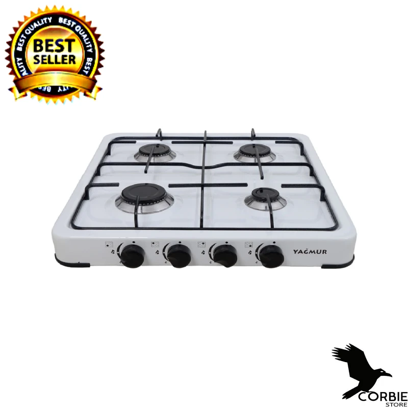 Энергосберегающая стеклянная эмалированная столешница 4 горелки с природным