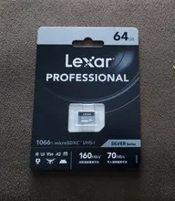 Uhs-I-Cards Lexar Professional Micro Sdxc 1066X 90mb/S U3 Read New 256GB 512GB 64GB 128GB