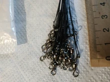 Leader Leash Swivel-Fishing-Accessory Steel-Wire 15cm-30cm Anti-Bite with Olta 20PCS
