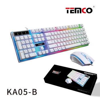

Keyboard Kit with multi-color lights and mouse for computer