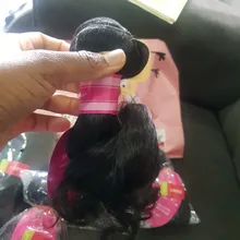 Beaufox-extensiones de ondas sueltas brasileñas, 3 mechones de pelo humano con cierre, extensión de cabello Remy 4x4