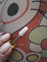 Dmoley-brocas de cerámica y tungsteno para uñas, accesorios para manicura, taladro eléctrico, Color rosa/Negro/azul, 4 colores