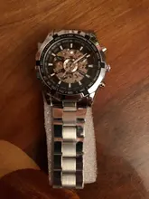 Winner-reloj mecánico automático para hombre, reloj de esqueleto de oro, Vintage, de marca superior, de lujo