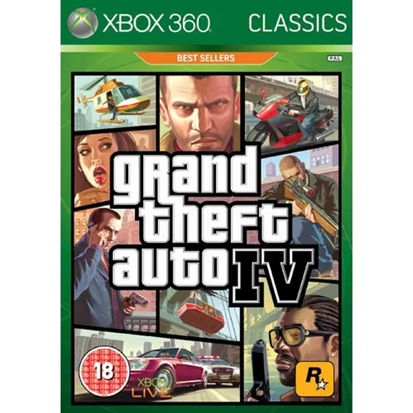 Xbox 360 игра Grand Theft Auto 4 GTA IV ENG бу | Электроника