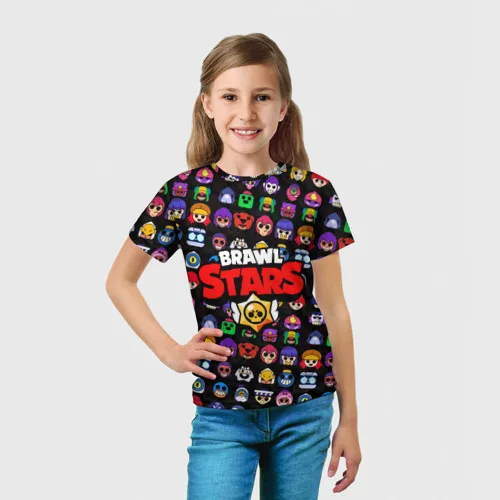 Anak-anak T-shirt 3D Brawl Stars 