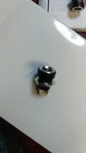 10/5/2 Uds 5,5x2,1mm alimentación DC Jack de alimentación hembra conector de montura de Panel adaptador de enchufe 2 terminales tipo 5,5*2,1 conector de CC