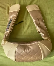 (Con caja de regalo) JinKaiRui U forma eléctrica Shiatsu espalda cuello hombro cuerpo masajeador infrarrojo masaje caliente coche/hogar masajeador