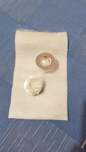 Tapa redonda para agujero de rebosadero, cubierta de desbordamiento para fregadero de cerámica, plástico/Cobre, cromado, 1 Uds.