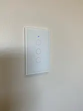 Interruptor táctil inteligente con WIFI, Control remoto inalámbrico con aplicación Smart Life, estándar US, 1/2/3 / 4 entradas