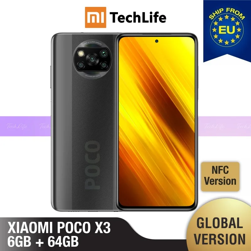 Global Version Xiaomi POCO X3 6GB RAM 64GB ROM 