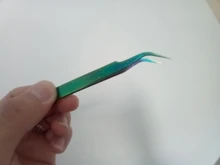 Hand-Tools-Sets Forceps Industrial-Tweezers Phone-Repair Curved Anti-Static Stainless