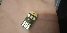 Lámpara de tienda de campaña para acampar, linterna de bajo consumo de energía portátil para exteriores, Mini llavero móvil ultradelgado USB LED de noche