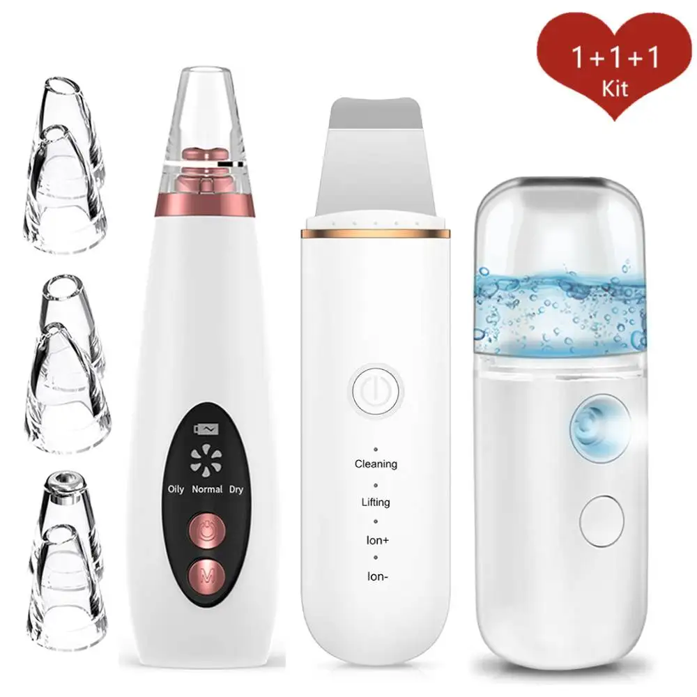 Cut Price Scrubber Pore-Cleaner Skin-Care-Tools Facial-Sprayer Blackhead-Vacuum-Remover Ultrasonic-Face QMrXeNa9dyr