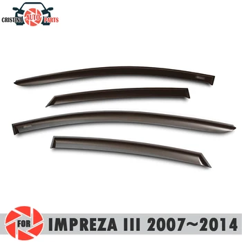 

Window deflector for Subaru Impreza III 2007~2014 SEDAN rain deflector dirt protection car styling decoration accessories