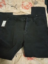 Pantalones vaqueros clásicos para hombre, bikers suaves y de color negro