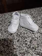 CANIS-zapatos para niño pequeño, botines de PU para cuna, antideslizantes, suaves, informales, atados, zapatillas encantadoras de moda