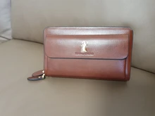 Wallet Organizer Clutch-Bag Passport-Cover Portefeuille Big-Capacity Double-Zipper Luxury