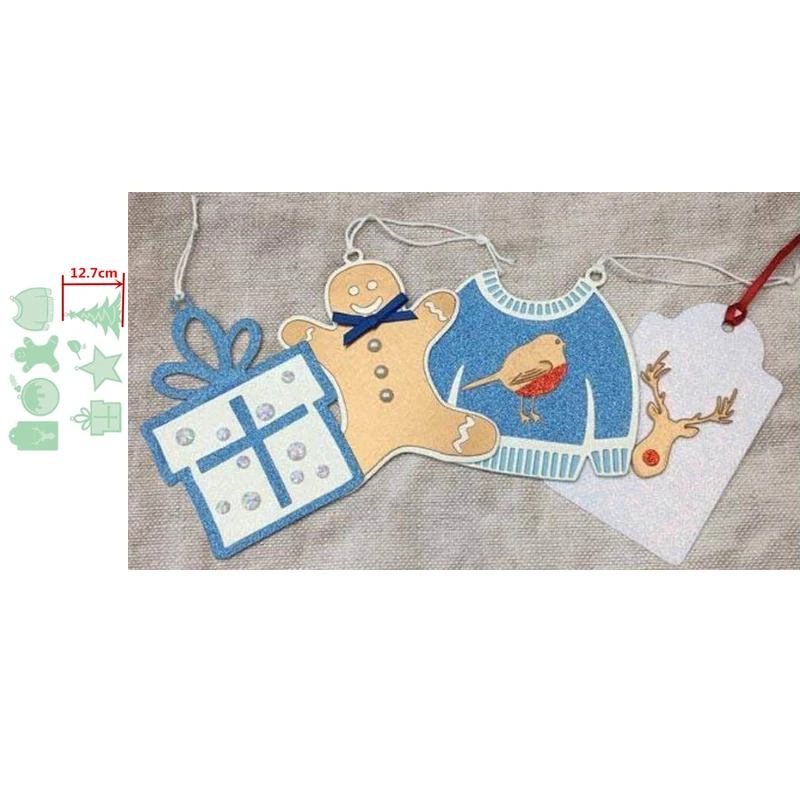 

Ultimate Tag Die Se трафареты для резки металла для рукоделия, изготовление нового 2019 года