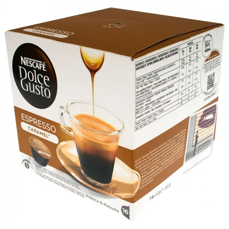 Coffee Espresso Caramel, Nescafé Dolce Gusto, 16 PCs